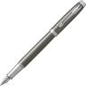Ручка перьевая PARKER IM PREMIUM DARK ESPRESSO CHISELLED CT, F 1931681