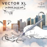 Ручка перьевая PARKER VECTOR XL F21 SILVER BLUE CT M CW2159745