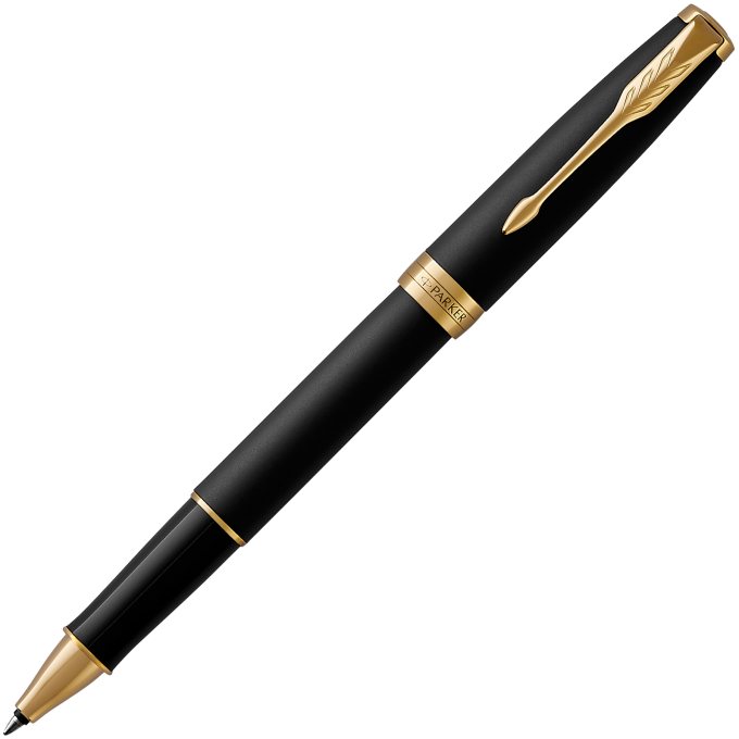 Ручка-роллер PARKER ESSENTIAL SONNET MATTE BLACK GT F CW1931518