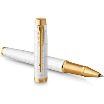 Ручка роллер PARKER IM PREMIUM T318 PEARL GT F